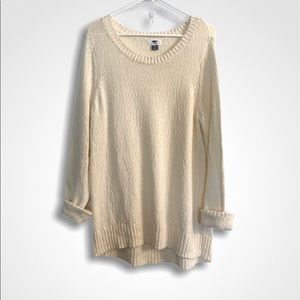 Old Navy Cream Crewneck Sweater!